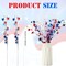 12 Pcs 4th of July Red Blue White Patriotic Picks, 4th of July Table Centerpiece Red White Blue Branches Ornaments Picks for Home Office